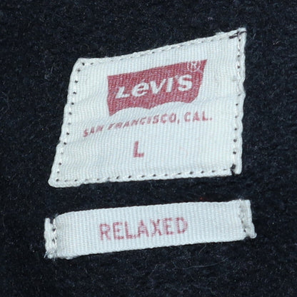 Mens UK Size L Levi's Black Pullover Sweatshirt
