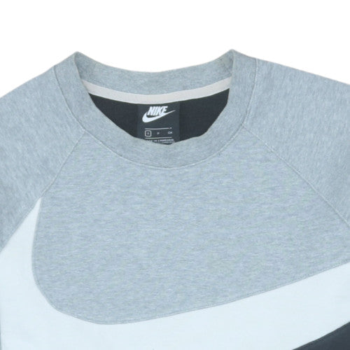 Mens UK Size S Nike Grey Pullover Sweatshirt