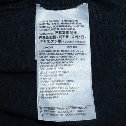 Levi's Men's Black Long Sleeve Crew Neck Cotton T-Shirt XXL