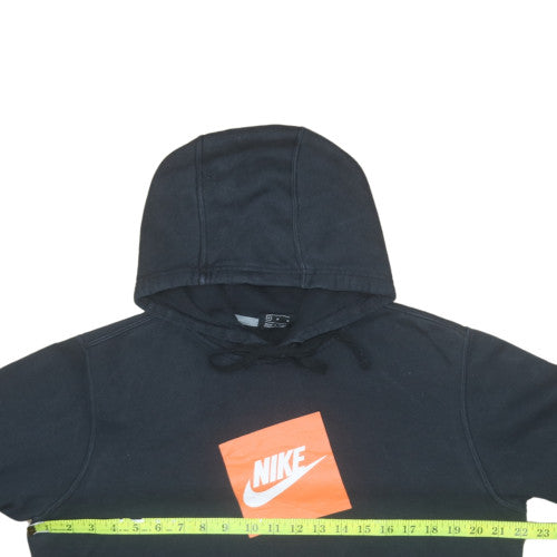 Mens UK Size M Nike Black Pullover Hoodie