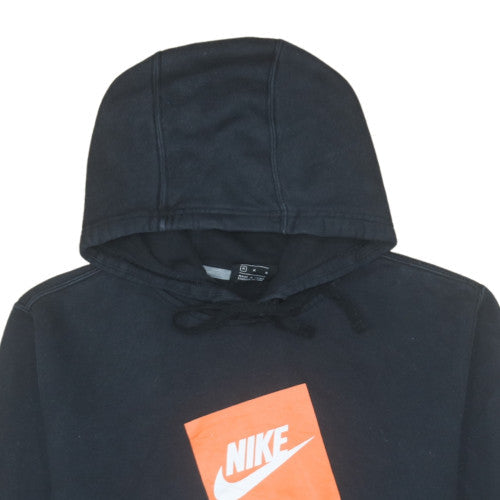 Mens UK Size M Nike Black Pullover Hoodie