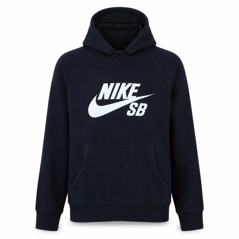Mens UK Size M Nike Black Pullover Hoodie