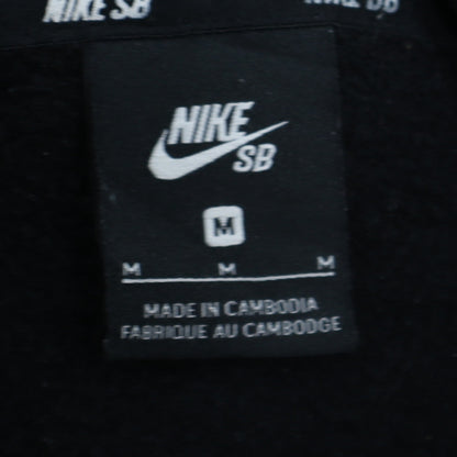 Mens UK Size M Nike Black Pullover Hoodie