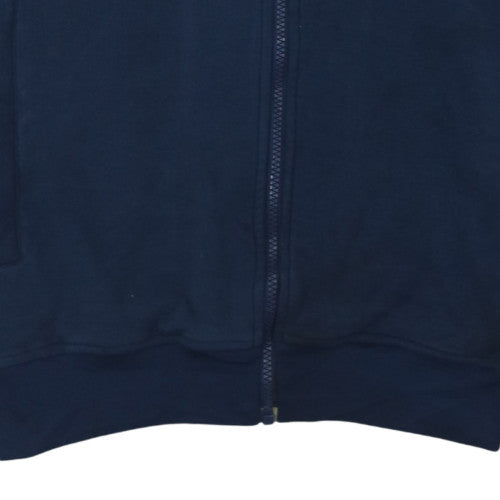 Mens UK Size M adidas Blue Full Zip Hoodie