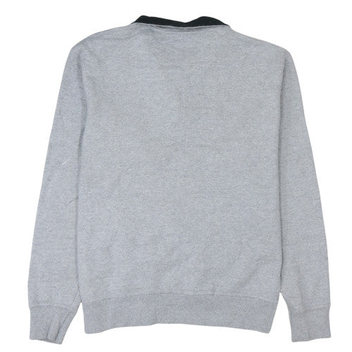 Mens UK Size L Champion Grey Henley Sweatshirt