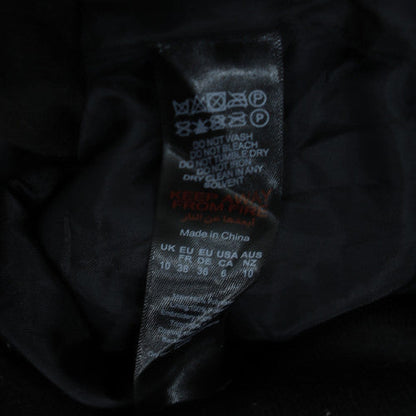Womens UK Size 10 Boohoo Black Varsity Jacket