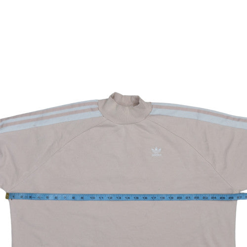 Womens UK Size 10 adidas Beige Pullover Sweatshirt