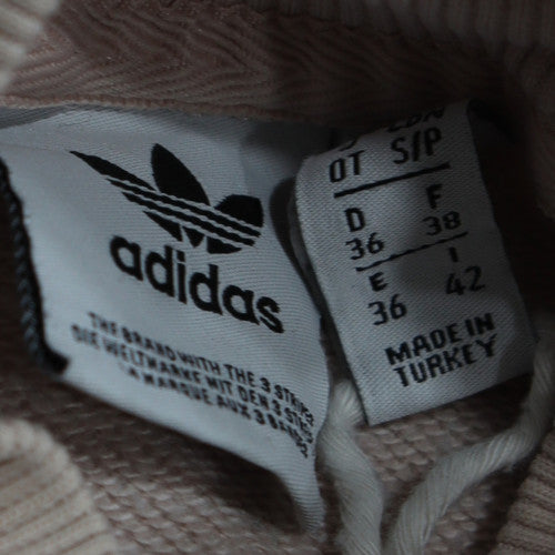 Womens UK Size 10 adidas Beige Pullover Sweatshirt