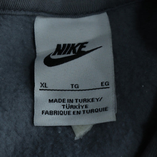 Mens UK Size XL Nike Grey Pullover Hoodie