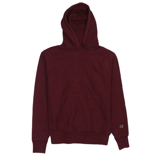 Mens UK Size M Champion Red Pullover Hoodie