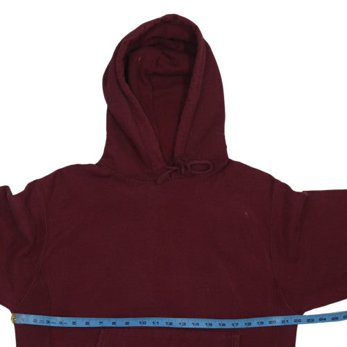 Mens UK Size M Champion Red Pullover Hoodie