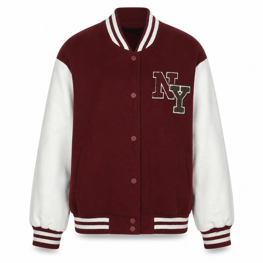 Jennyfer Women's Red Varsity Jacket XS College Style
