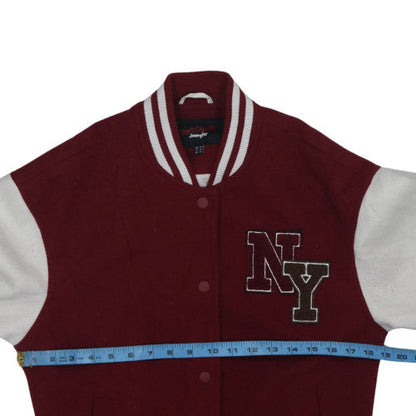 Jennyfer Women's Red Varsity Jacket XS College Style