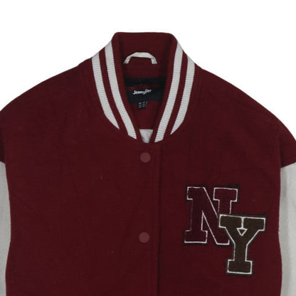 Jennyfer Women's Red Varsity Jacket XS College Style