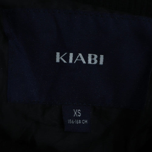 Womens UK Size XS Kiabi Black Varsity Jacket