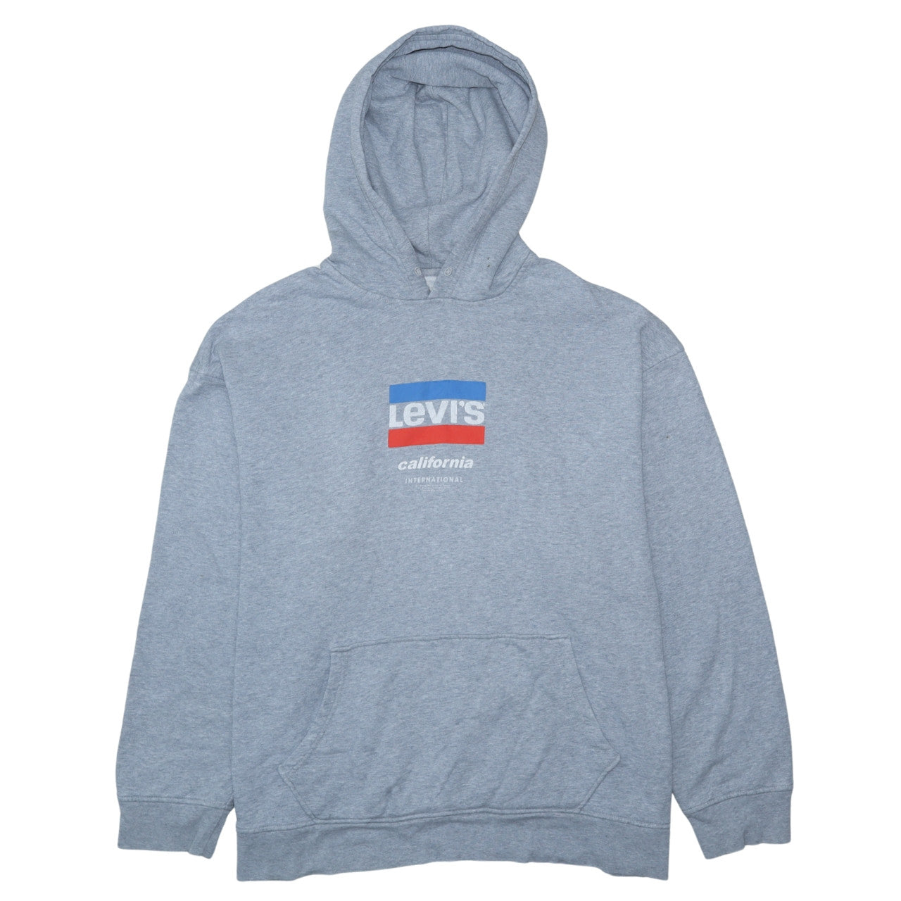 Mens UK Size XL Levi's Grey Pullover Hoodie