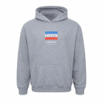 Mens UK Size XL Levi's Grey Pullover Hoodie