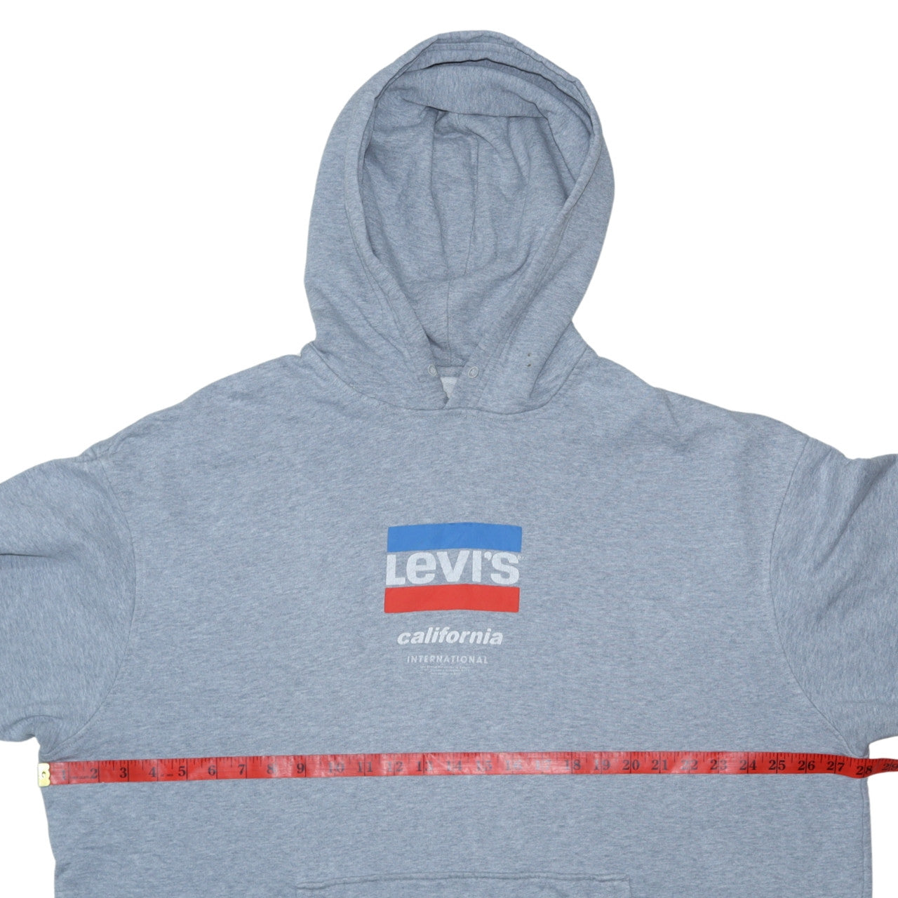 Mens UK Size XL Levi's Grey Pullover Hoodie