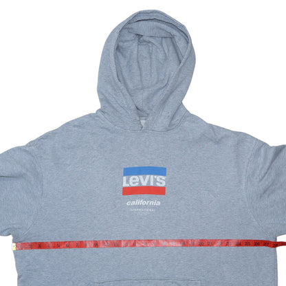 Mens UK Size XL Levi's Grey Pullover Hoodie