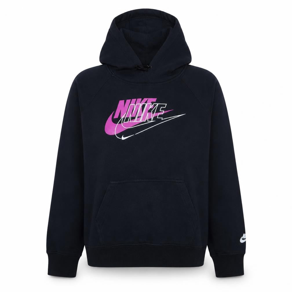 Womens UK Size M Nike Black Pullover Hoodie