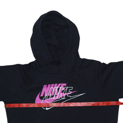 Womens UK Size M Nike Black Pullover Hoodie