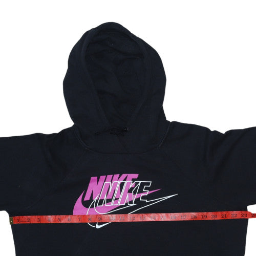 Womens UK Size M Nike Black Pullover Hoodie
