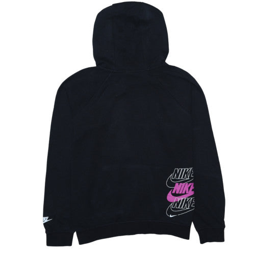 Womens UK Size M Nike Black Pullover Hoodie