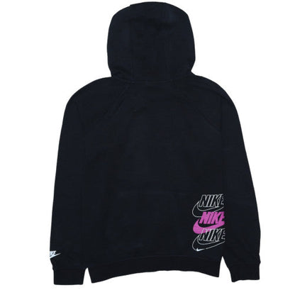 Womens UK Size M Nike Black Pullover Hoodie
