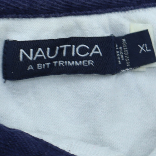 Mens UK Size XL Nautica 100% Cotton Polo Shirt
