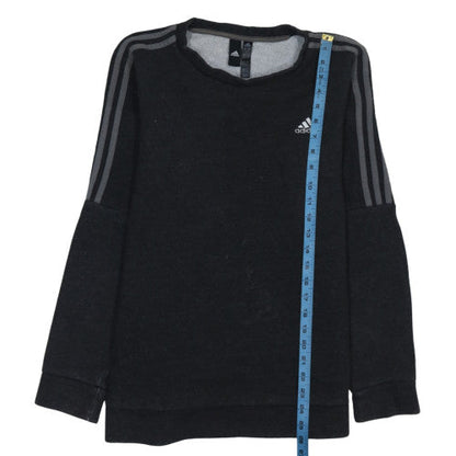 Mens UK Size S adidas Black Pullover Sweatshirt
