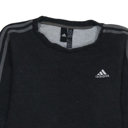 Mens UK Size S adidas Black Pullover Sweatshirt