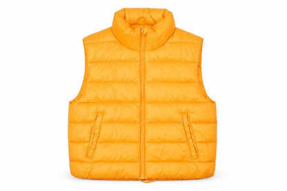 Womens UK Size L Primark Orange Puffer Jacket