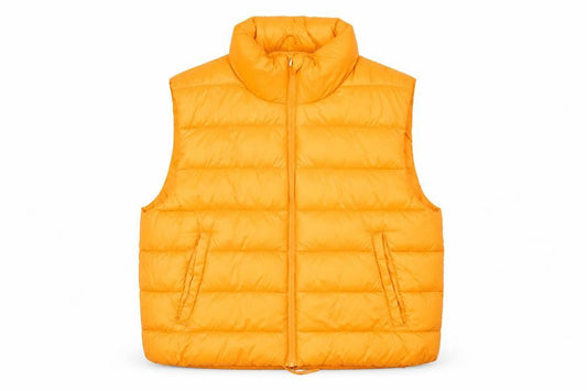 Womens UK Size L Primark Orange Puffer Jacket