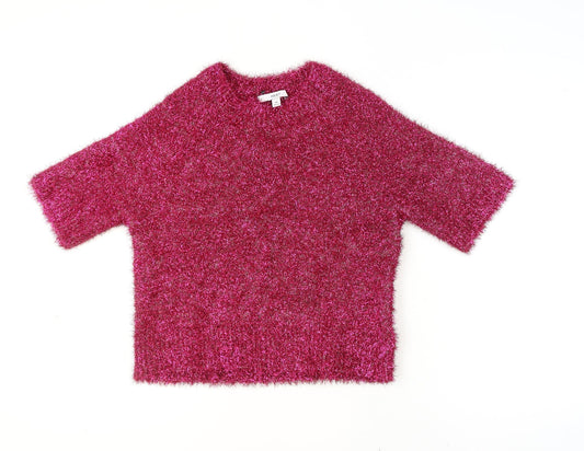 Womens UK Size 14 NEXT Pink Pullover Jumper