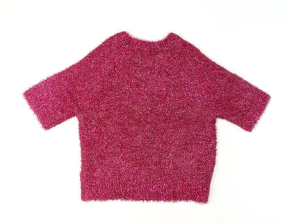 Womens UK Size 14 NEXT Pink Pullover Jumper