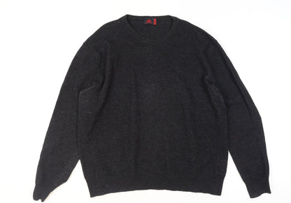 Robe Di Kappa Men's Black Wool Crew Neck Pullover Jumper L