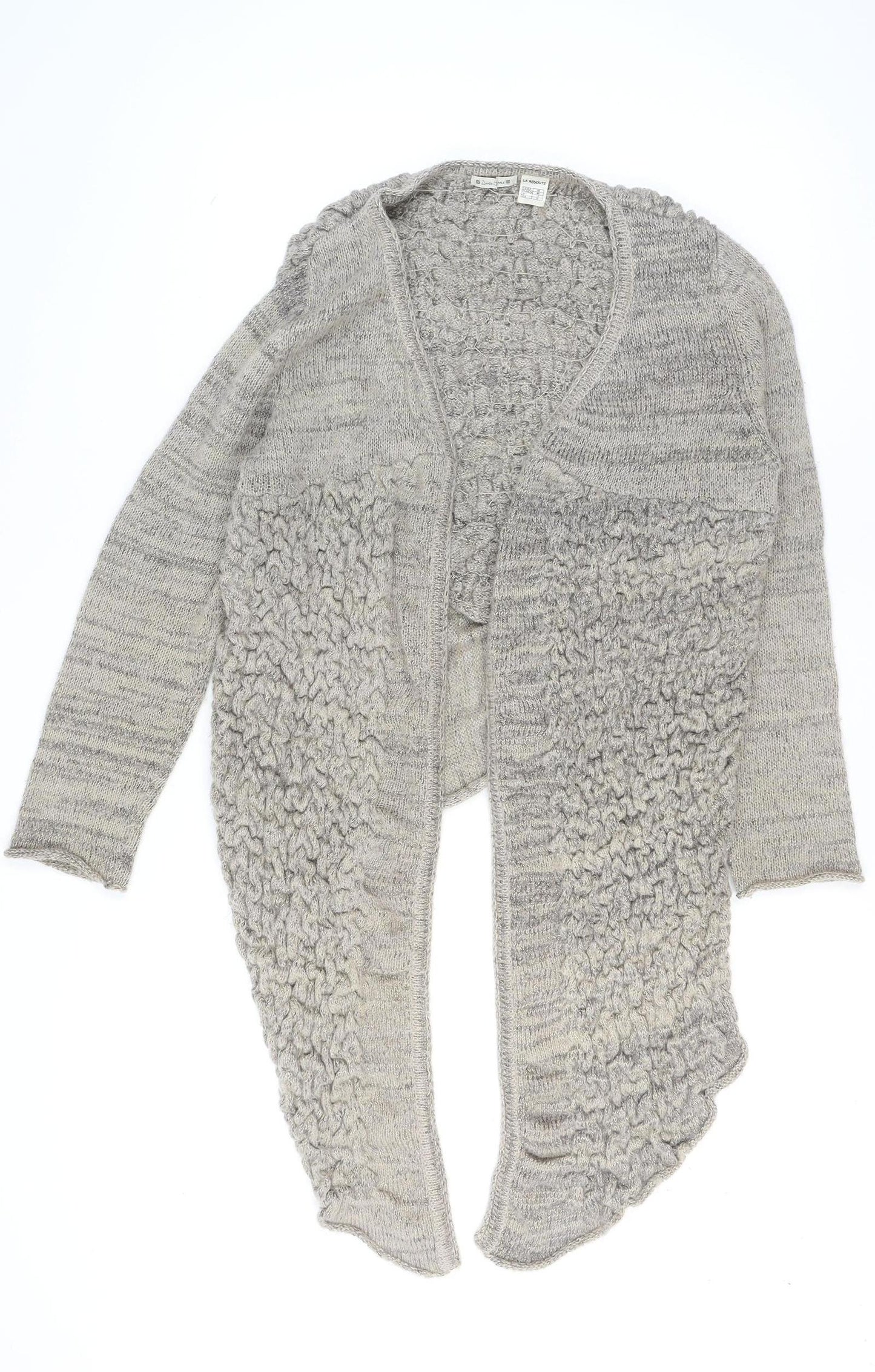 Womens UK Size 16 Bande Originale Grey Cardigan Jumper