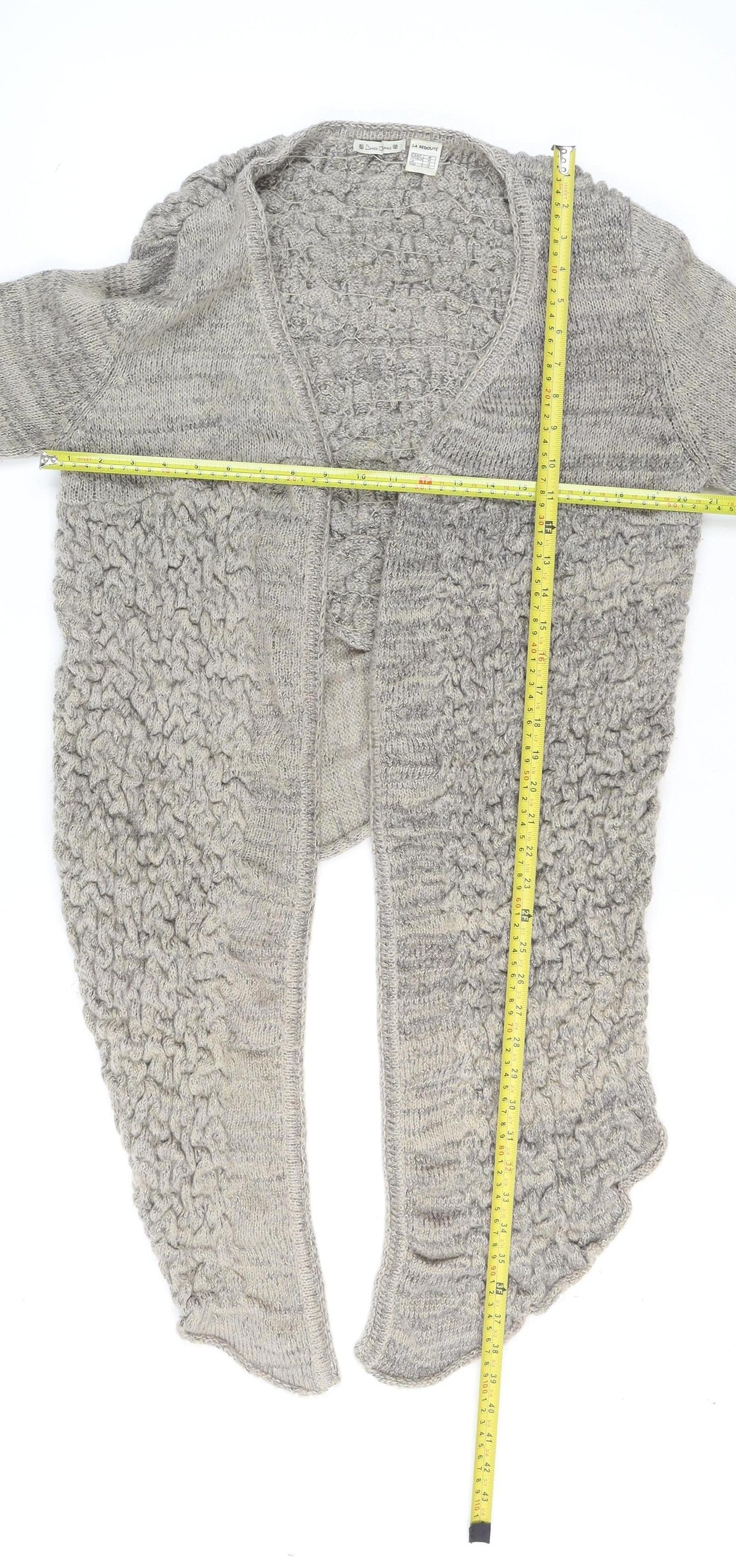 Womens UK Size 16 Bande Originale Grey Cardigan Jumper