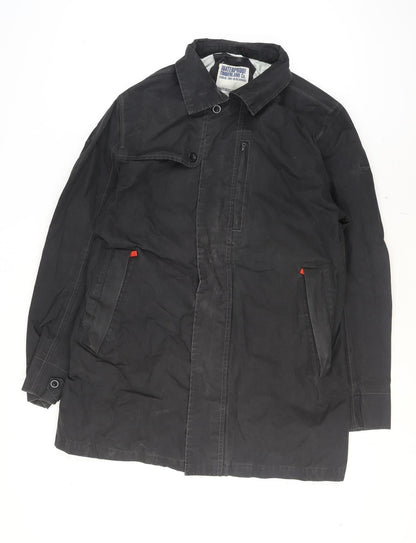 Mens UK Size L Timberland Black Overcoat