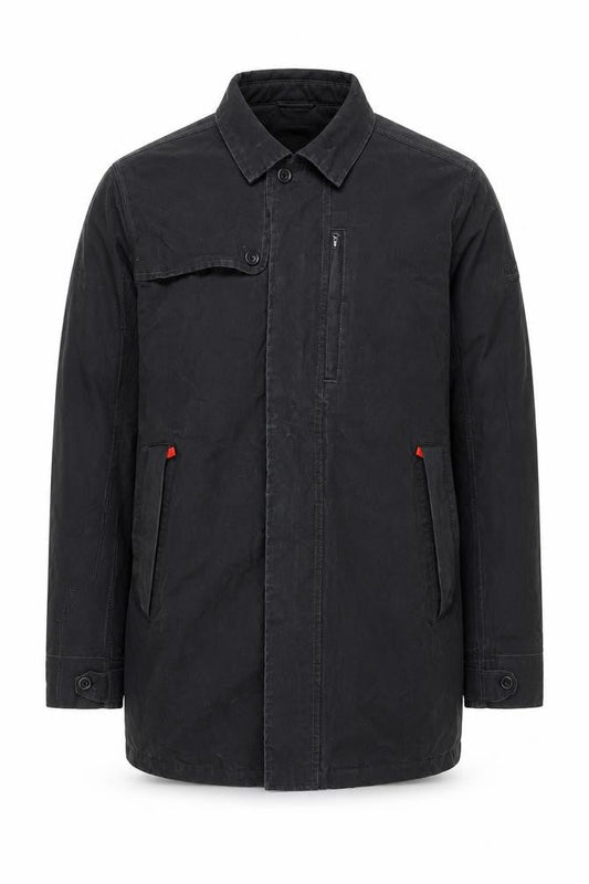 Mens UK Size L Timberland Black Overcoat