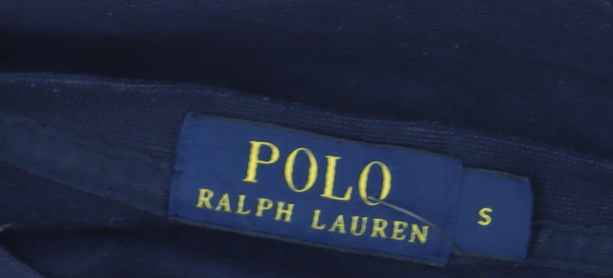 Mens UK Size S Ralph Lauren Blue Pullover Sweatshirt