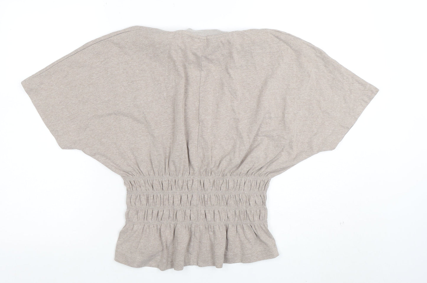 Womens UK Size M H&M Beige Tunic Blouse