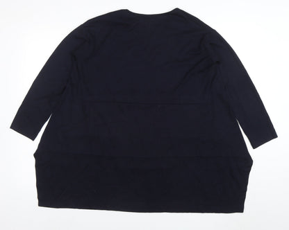 Womens UK Size 10 I.NCOO Blue Tunic Blouse