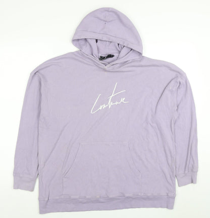 Mens UK Size S Couture Purple Pullover Hoodie