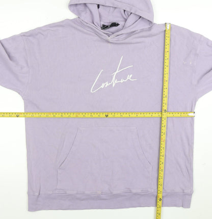 Mens UK Size S Couture Purple Pullover Hoodie