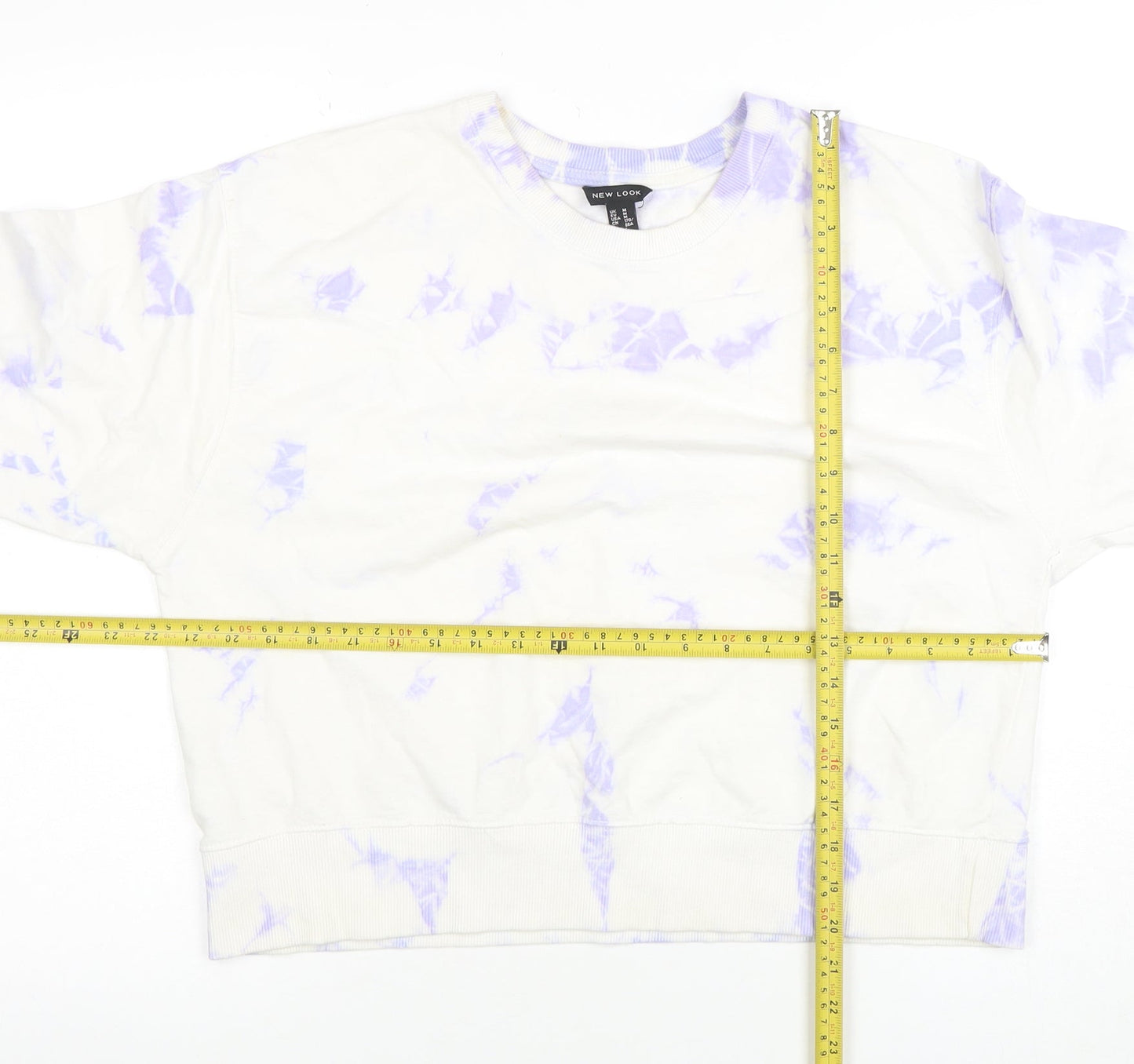 Womens UK Size M New Look Multicoloured Pullover Sweatshirt