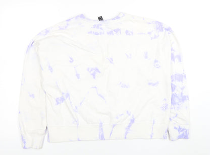 Womens UK Size M New Look Multicoloured Pullover Sweatshirt