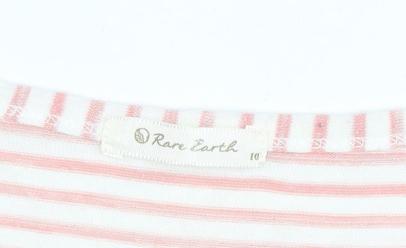 Womens UK Size 10 Rare Earth Pink Basic T-Shirt
