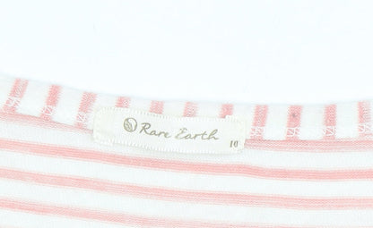 Womens UK Size 10 Rare Earth Pink Basic T-Shirt