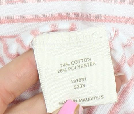 Womens UK Size 10 Rare Earth Pink Basic T-Shirt